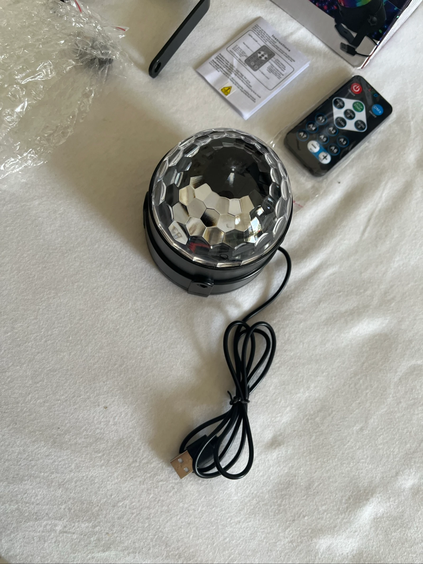 Led-lamp - feestlamp - gekleurde scenelamp - nieuw met etiket – photo 8